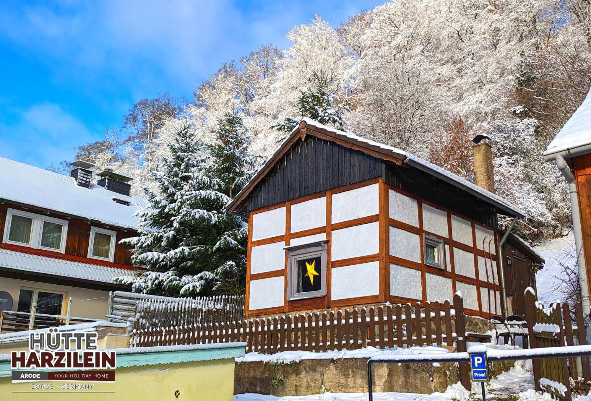 Arode Huette Harzilein - Romantic Tiny House On The Edge Of The Forest Zorge Exterior photo